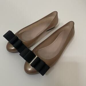 Melissa x Jason Wu Doll Fem jelly flats in a bronze/champagne size EU 38 US 7
